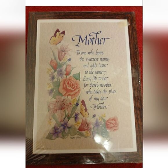 Mother Wall Plaque,  Wall Hanging 9 X 12"  NWOT - Picture 2 of 5